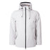 Aquascutum Active Shell Mid Parka Fw23 Jk006 24 White Parka Jacket Mens